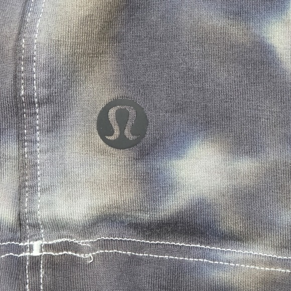 Lululemon All Yours Tee Tie Dye Graphite Grey Pima Cotton Shirt W3EB9S Size XL - Picture 6 of 6